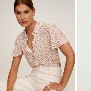 NWT Mango Floral Print Blouse